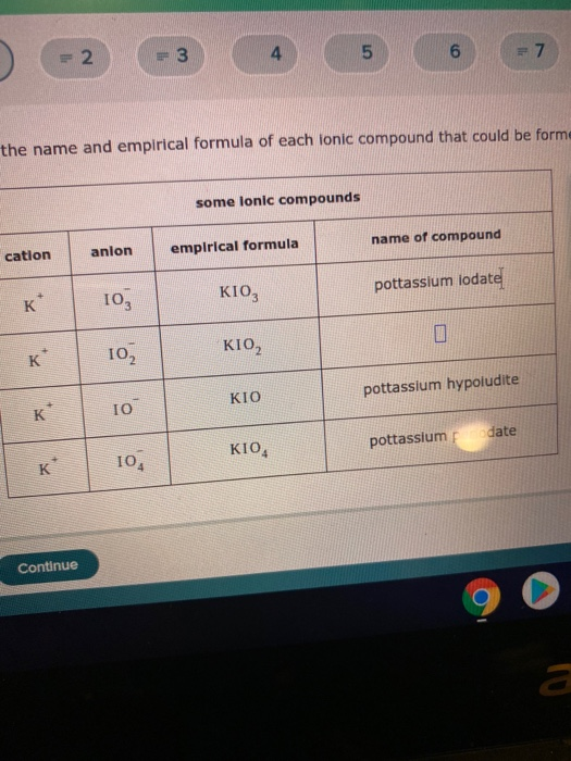 Solved Elete Let Tei 10 K10 The Name And Empirical Chegg Com