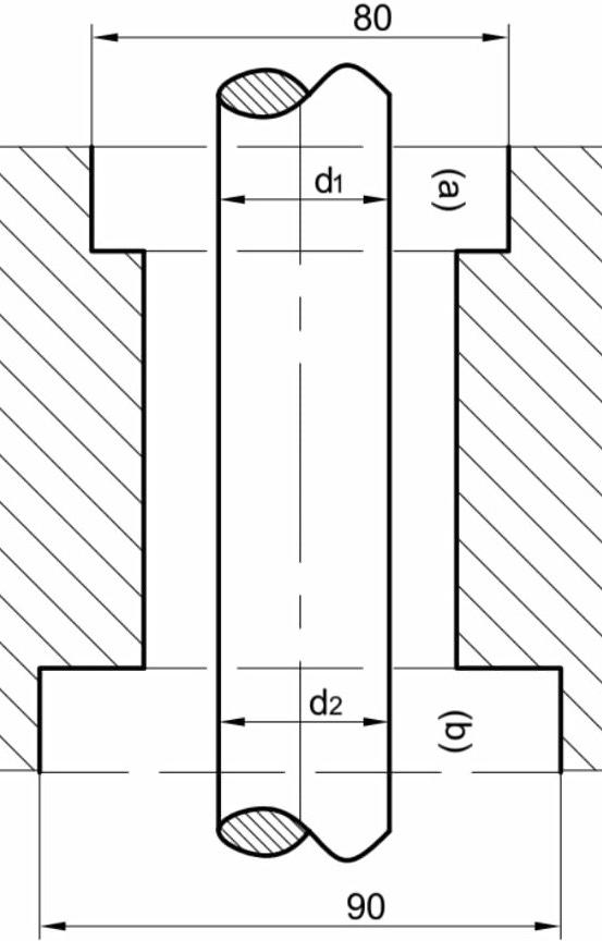 Solved The specified dimensions of a bearing system are | Chegg.com