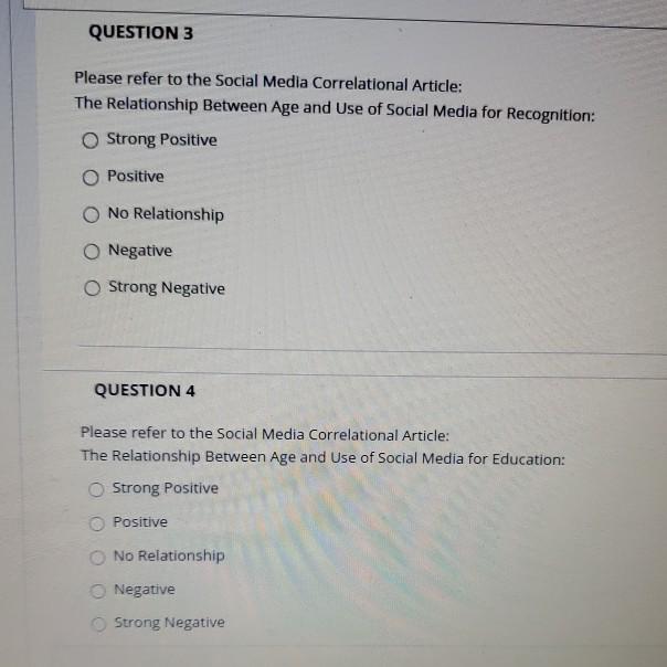 Solved QUESTION 3 Please refer to the Social Media | Chegg.com