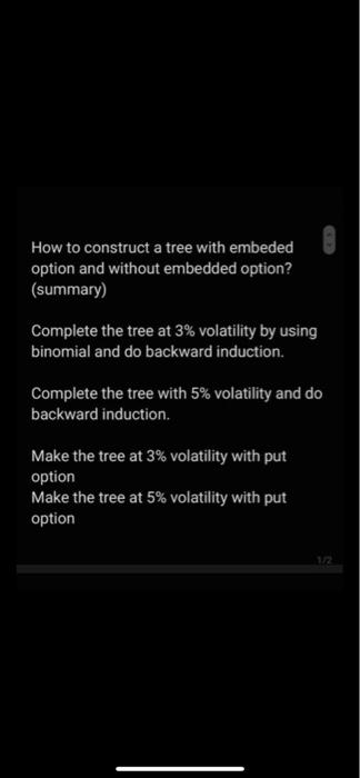 Solved How to construct a tree with embeded option and | Chegg.com