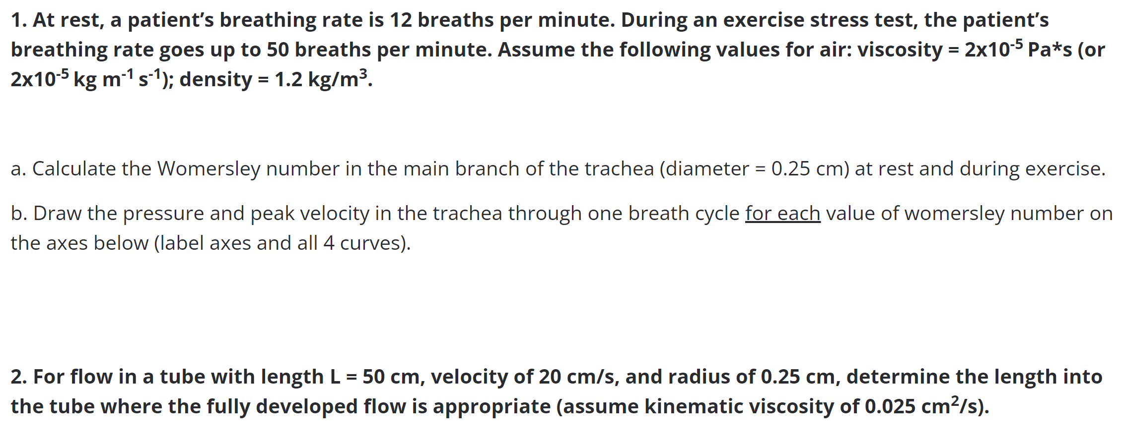 Solved At rest, a patient's breathing rate is 12 ﻿breaths | Chegg.com