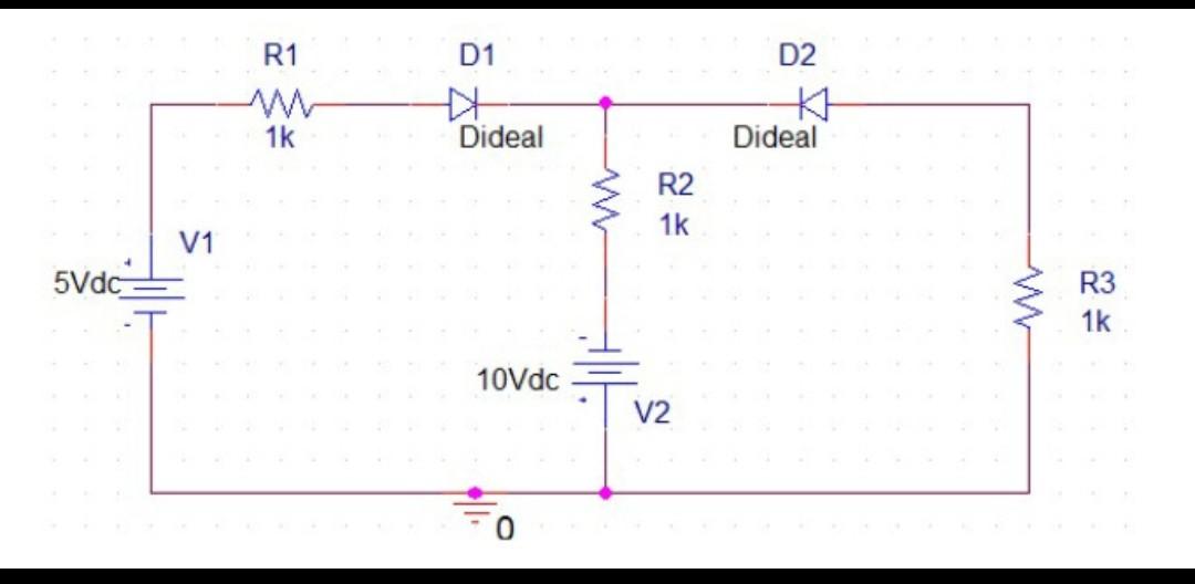 Diode R1 Vs R3 Solved 1.- If R1=R2=20, R3=10 and E=5V Obtain iD, vD si: a) | Chegg.com