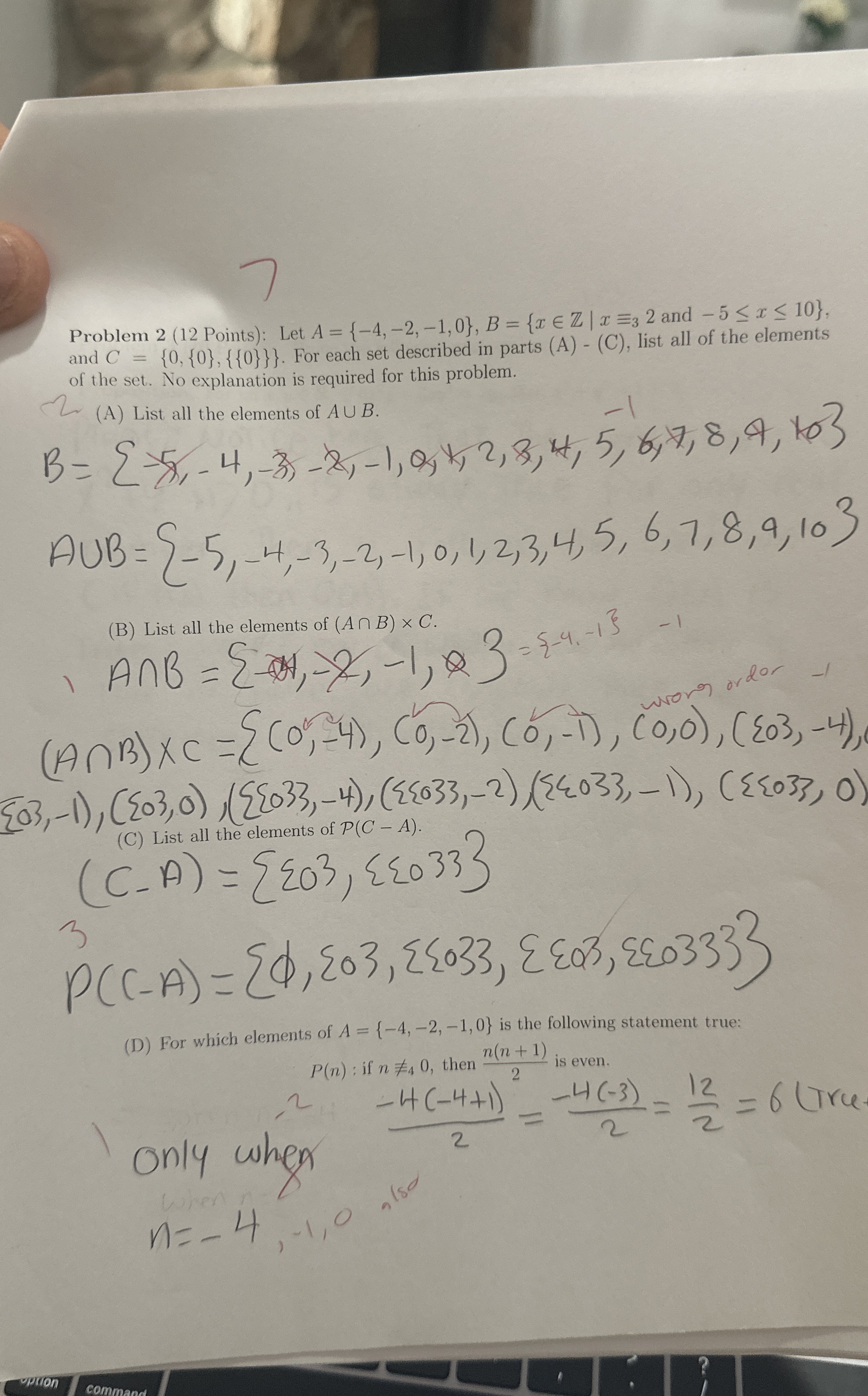 Solved Problem 2 (12 ﻿Points): Let |=?32 ﻿and {:-5≤x≤10},and | Chegg.com