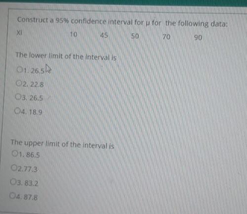 Solved Construct a 95% confidence interval for p for the | Chegg.com