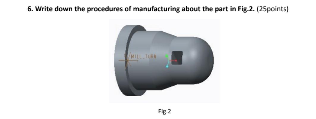 Solved 6. Write down the procedures of manufacturing about | Chegg.com