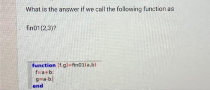 Solved What is the answer if we call the following function | Chegg.com