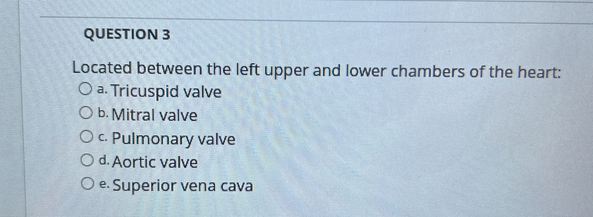 Solved QUESTION 3Located between the left upper and lower
