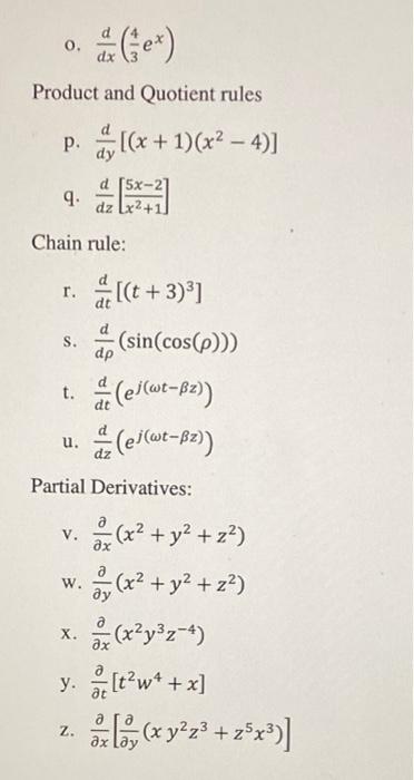 Solved Problem 1 (26 points) - Evaluate the following | Chegg.com