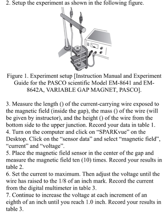 Solved 4. In the field experiment, a student