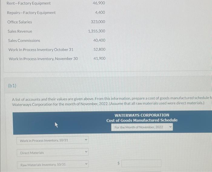 Solved Direct Materials Raw Materials Inventory, 10/31 Raw