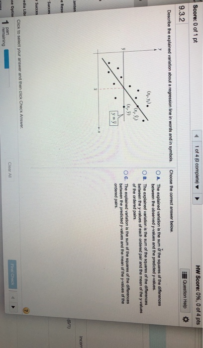 Solved 1 of 4 (0 complete) 9.3.2 HW Score: 0%, 0 of 4 pts | Chegg.com
