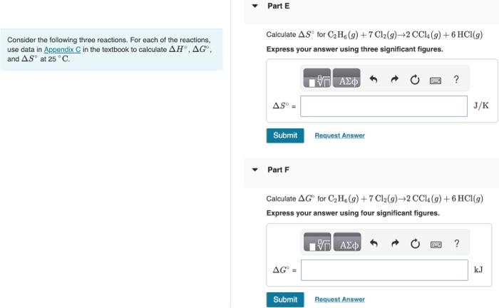 Solved Consider the following three reactions. For each of | Chegg.com