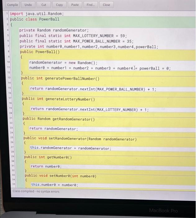 Solved Lab 9 Activity 2 CS1440 Activities 1. Write a class | Chegg.com