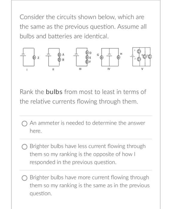 Solved Consider the circuits shown below, which are the same