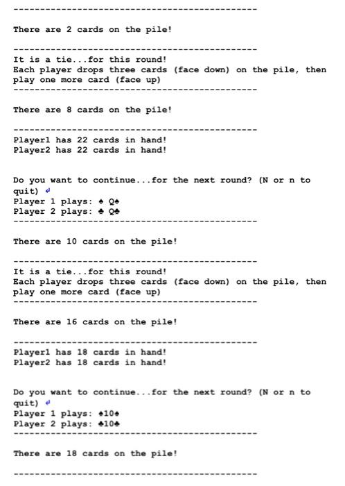 Solved Problem Statement Write a program that plays a simple | Chegg.com