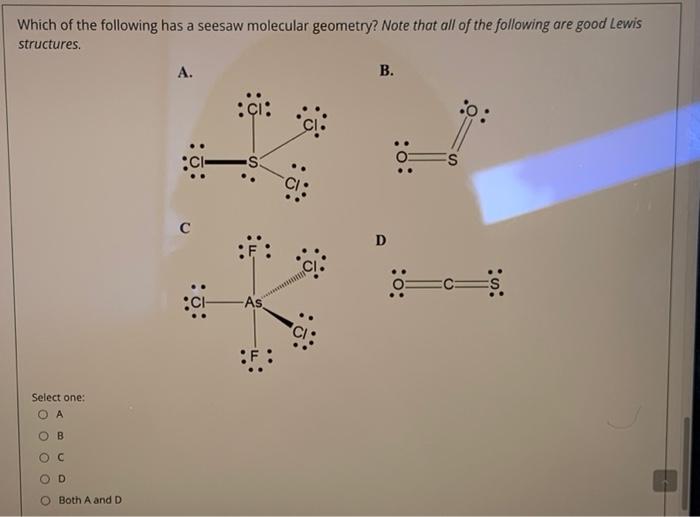 molecular geometry seesaw