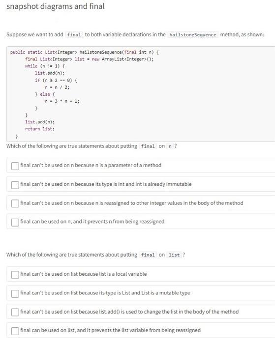 Solved how types affect execution, part 3 = 0 Here is the | Chegg.com