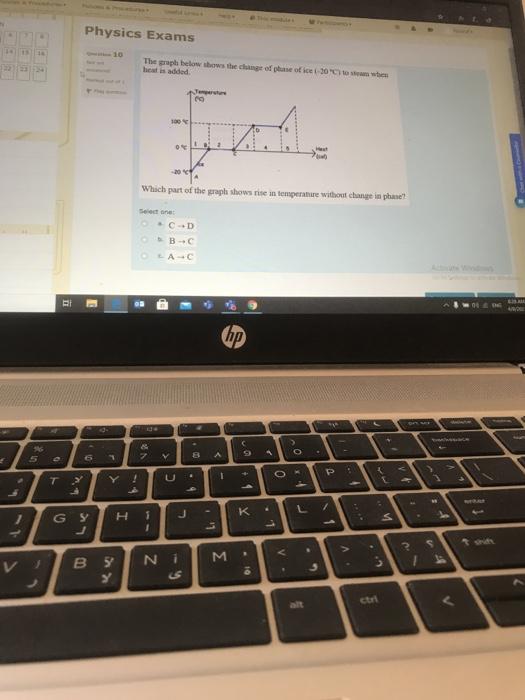 Solved Physics Exams 1 The graph below shows the dog of | Chegg.com
