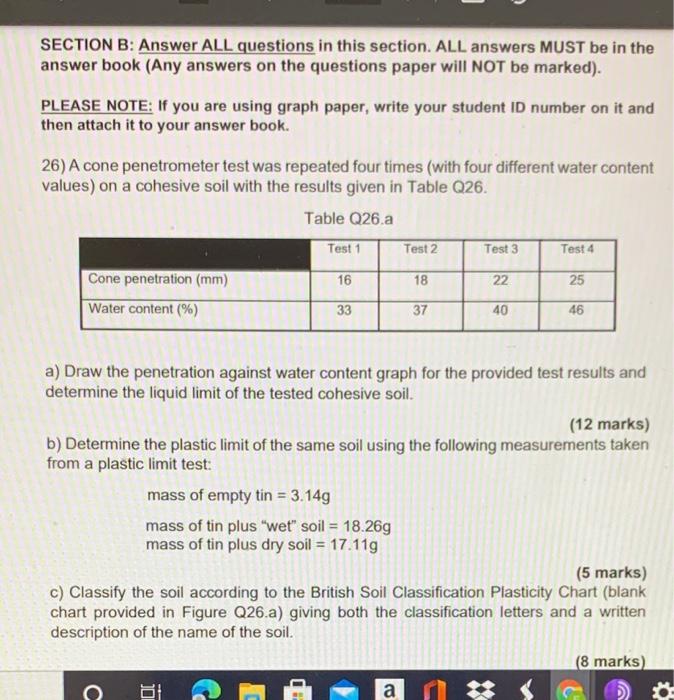 Solved SECTION B: Answer ALL Questions In This Section. ALL | Chegg.com