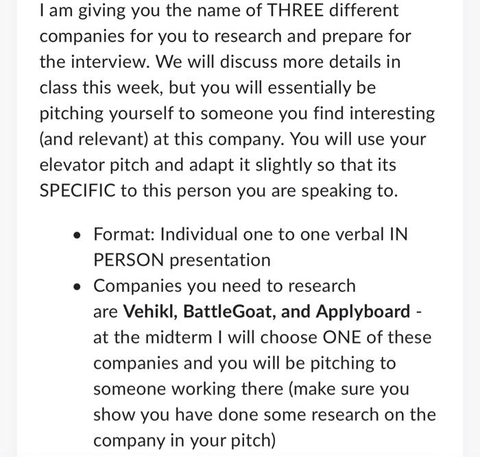 Solved I am giving you the name of THREE different companies