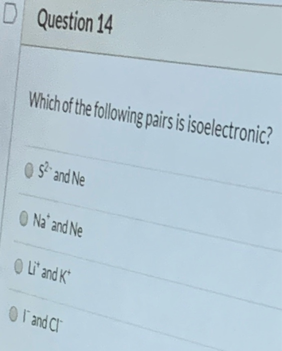 Solved Question 15 Of the following, which gives the correct | Chegg.com