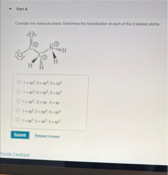 Solved Part A Describe one type of a sigma bond. O s orbital | Chegg.com