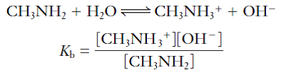 Solved When Methylamine Ch3nh2 Dissolves In Water It Partially Chegg Com