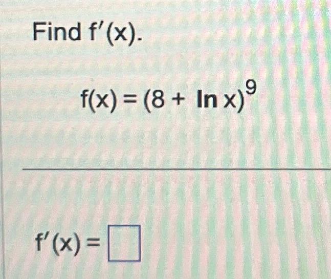 Solved Differentiate the function using one or more of the | Chegg.com