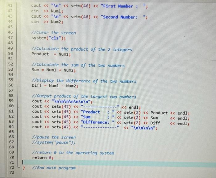Solved 83 Programming Challenges Write a program that holds | Chegg.com