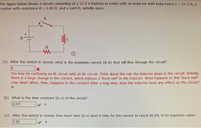 Solved The Figure Below Shows A Circuit Consisting Of A 12 0