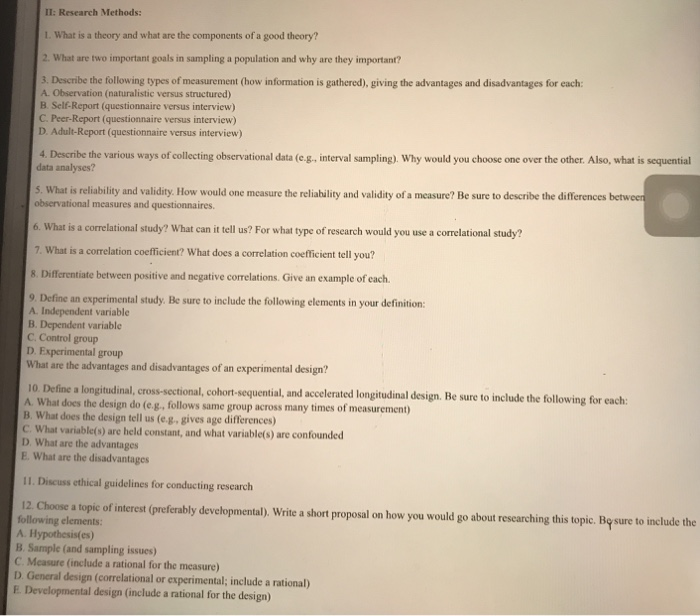 Psychology Archive October 24 2019 Chegg
