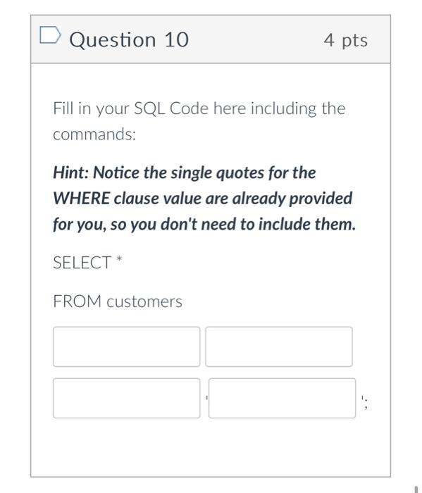 Write a query that shows all the fields for the | Chegg.com