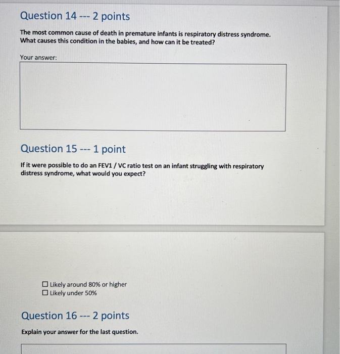 Solved The most common cause of death in premature infants