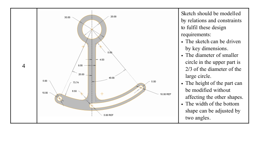 Solved Sketching: Create the sketch of the following parts, | Chegg.com