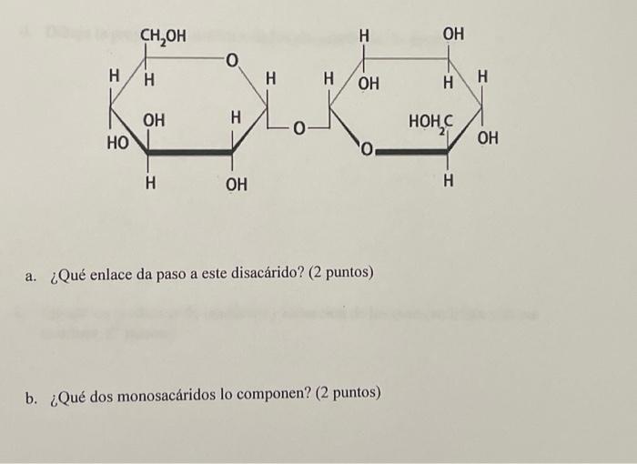 diagrama de disacárido