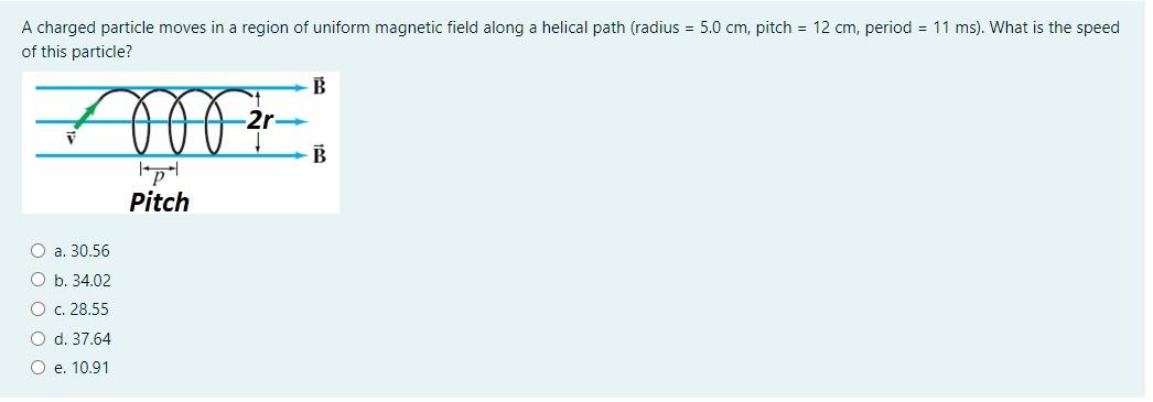 Solved A charged particle moves in a region of uniform | Chegg.com