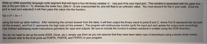 Write an ARM assembly language code segment that will | Chegg.com