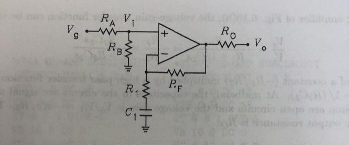 Solved Design the circuit as given below to have a DC gain | Chegg.com