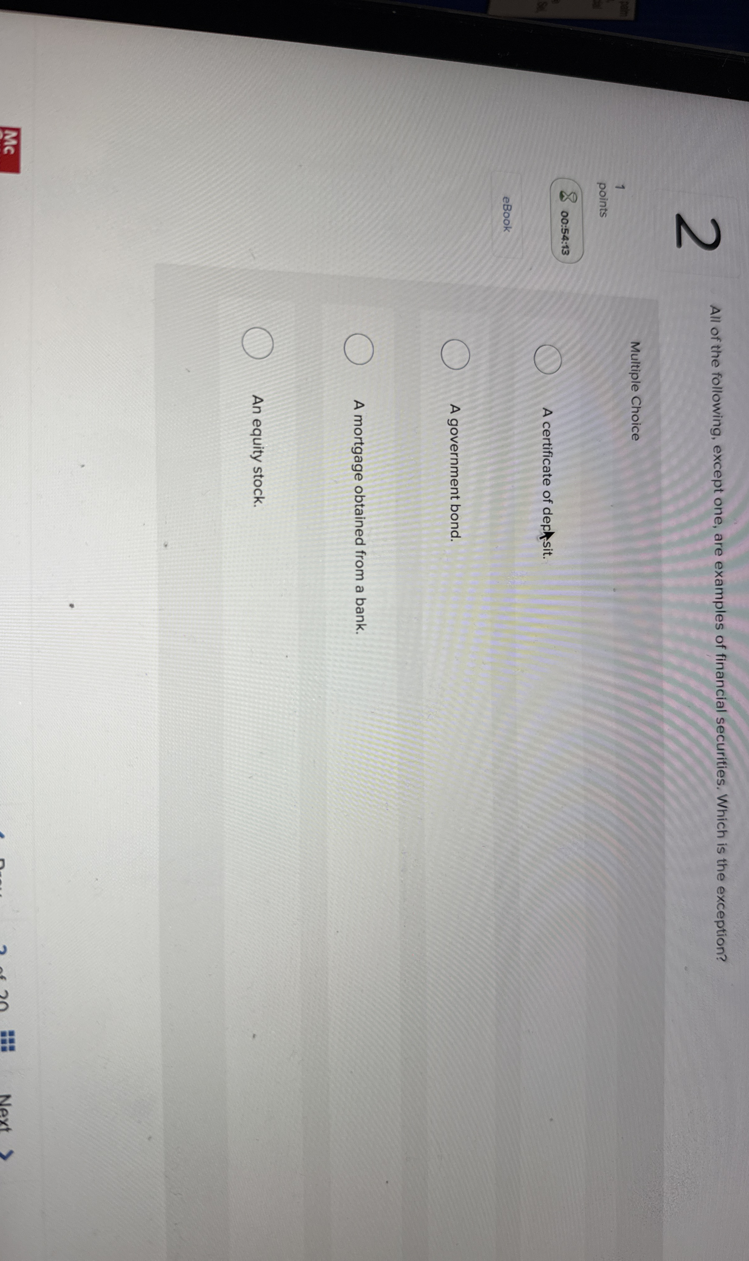 2All of the following, except one, are examples of | Chegg.com