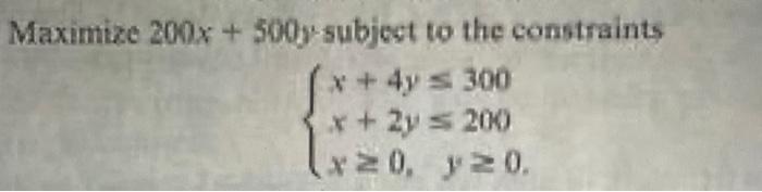 Solved how to solve using simplex form? whole numbers and | Chegg.com