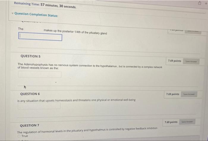 Solved Remaining Time: 57 minutes, 30 seconds. Question | Chegg.com