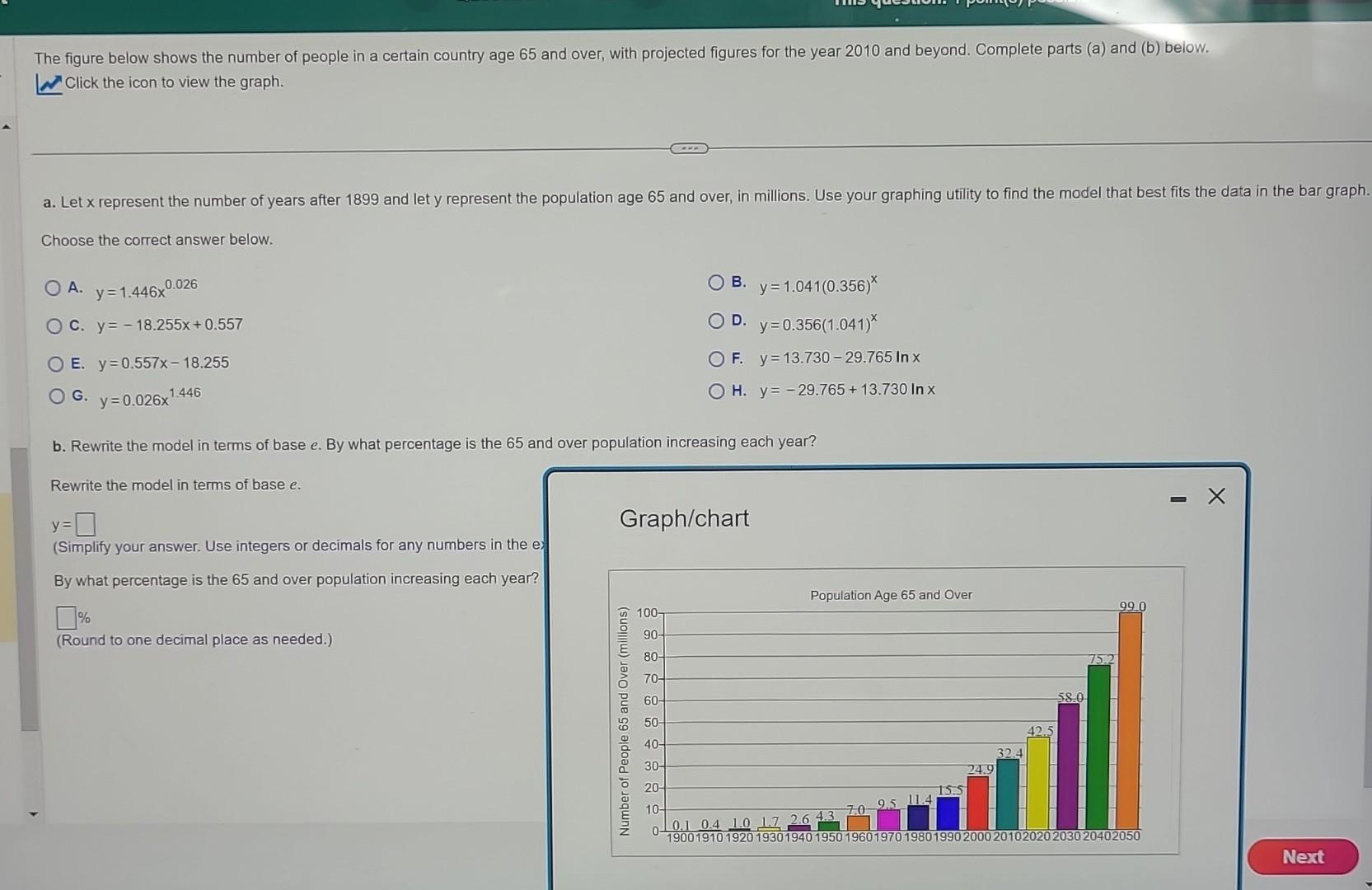 Solved The figure below shows the number of people in a | Chegg.com
