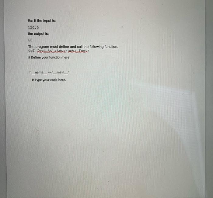 Solved PYTHON!!Please can someone create a working input in | Chegg.com