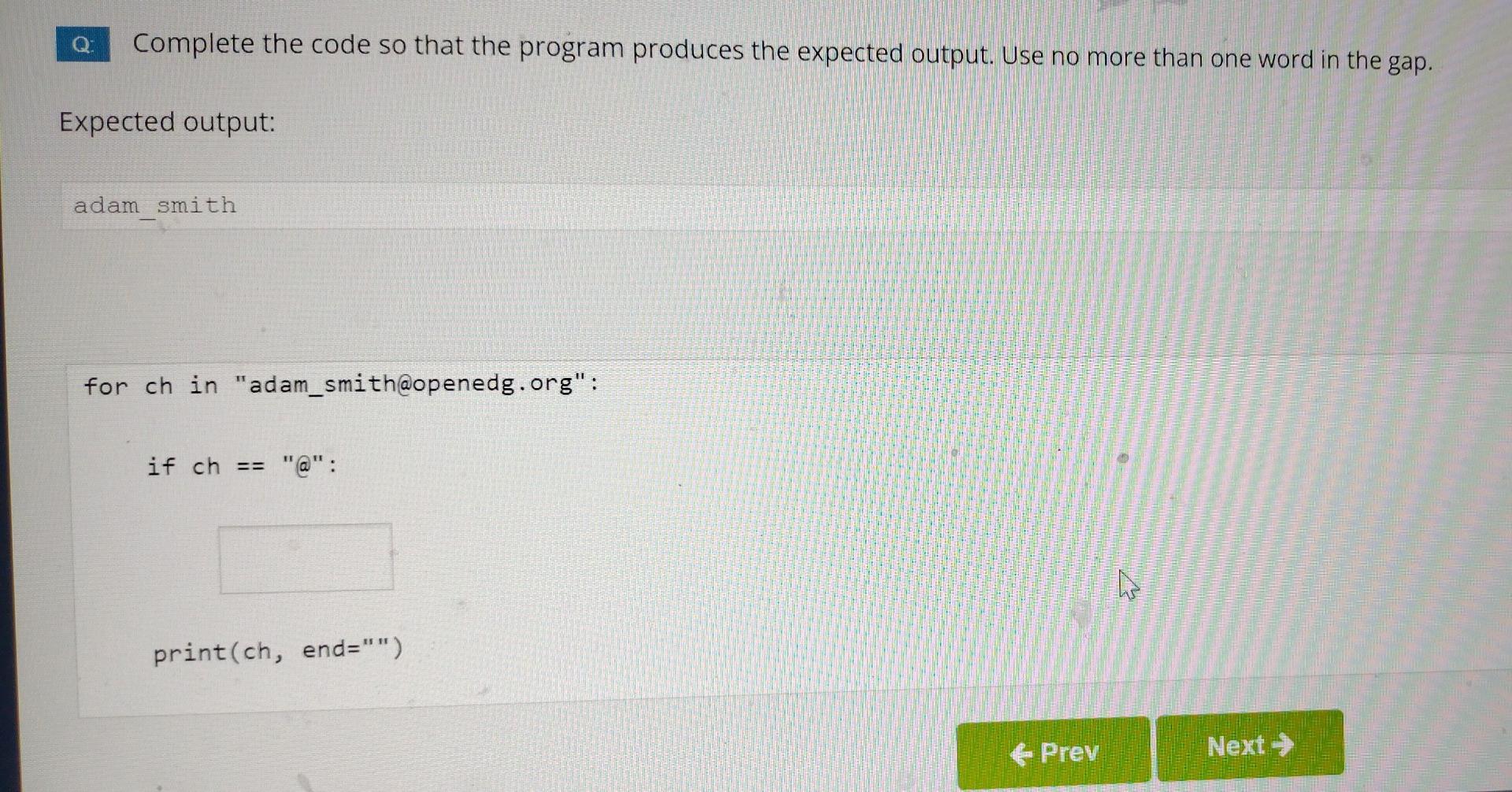 Solved Complete the code so that the program produces the | Chegg.com