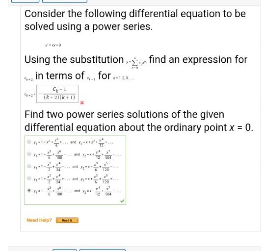 Solved Consider the following differential equation to be | Chegg.com