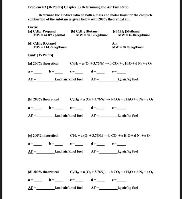 Solved Problem # 3 (36 Points Chapter 13 Determining The Air 