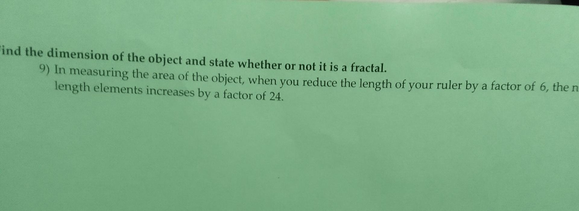 Solved Ind The Dimension Of The Object And State Whether Or Chegg Solved Ind The Dimension Of The Object And State Whether Or Chegg