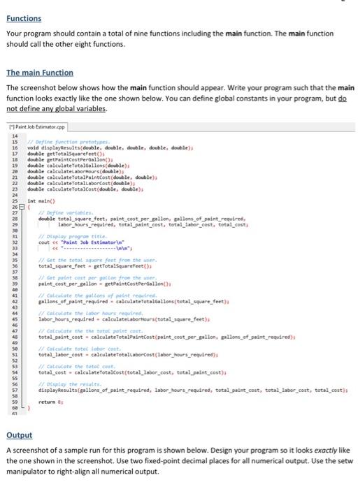 Solved Ugla...g Assignment Paint Job Estimator A painting