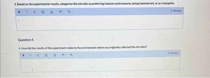 Solved 4. How did the results of this experiment relate to | Chegg.com