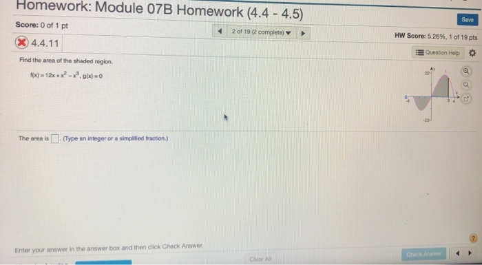 Solved Homework: Module 07B Homework (4.4 - 4.5) Score: 0 of | Chegg.com